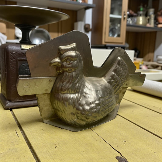 Lotto di n. 4 antichi stampi per dolci e uova olandesi