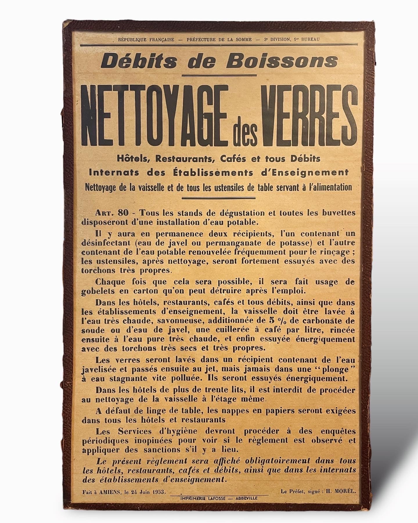 Old bar & hotel poster