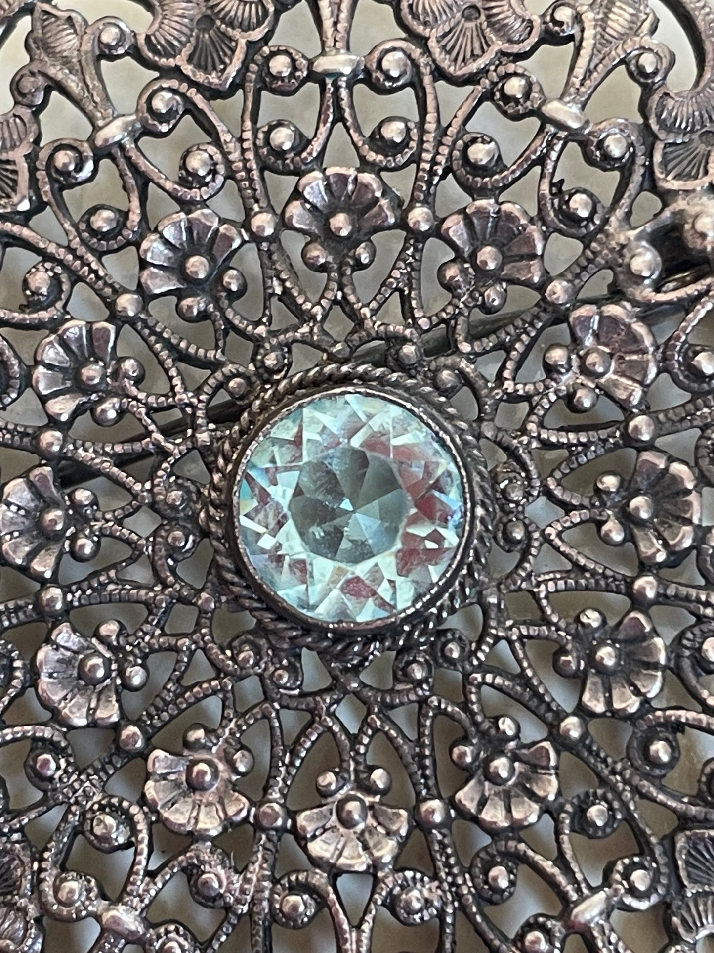 Stupendo antico pendente in argento anni ‘20 - ‘30