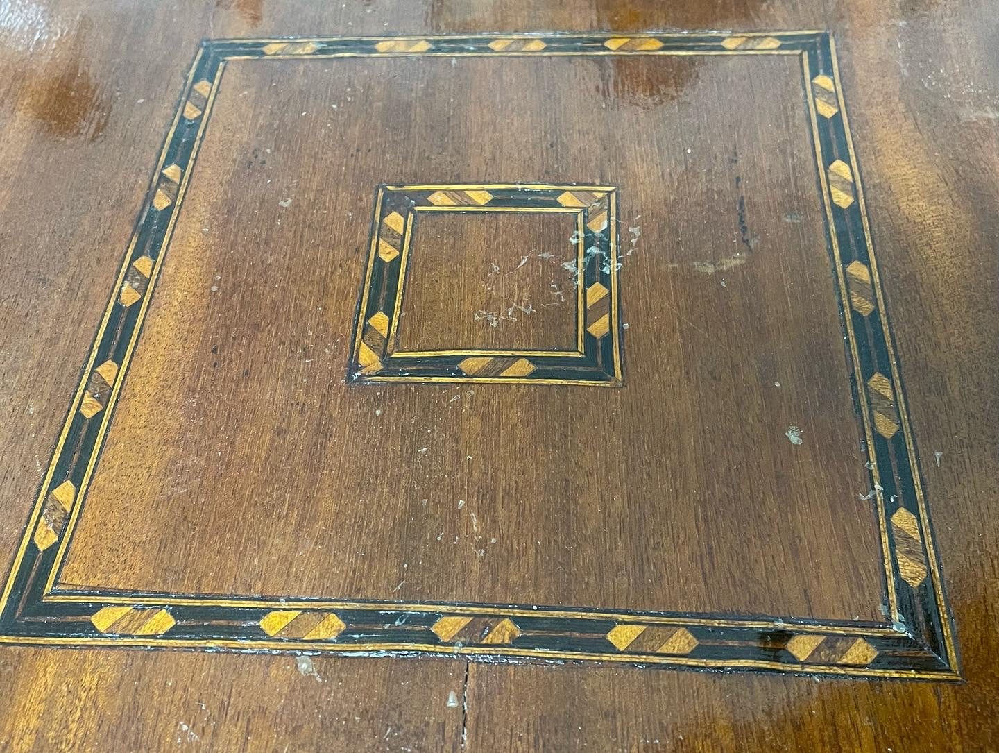Antique inlaid tray