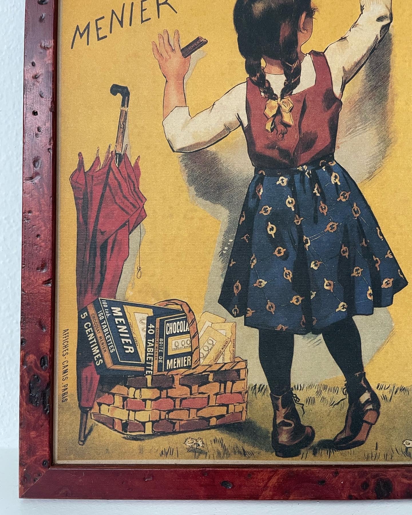 Quadro pubblicità Chocolat Menier