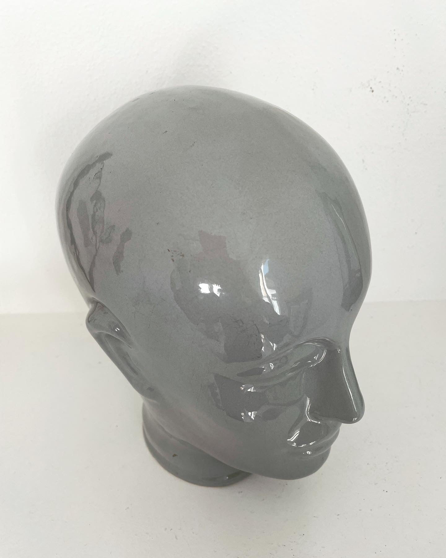 Mid century ceramic head