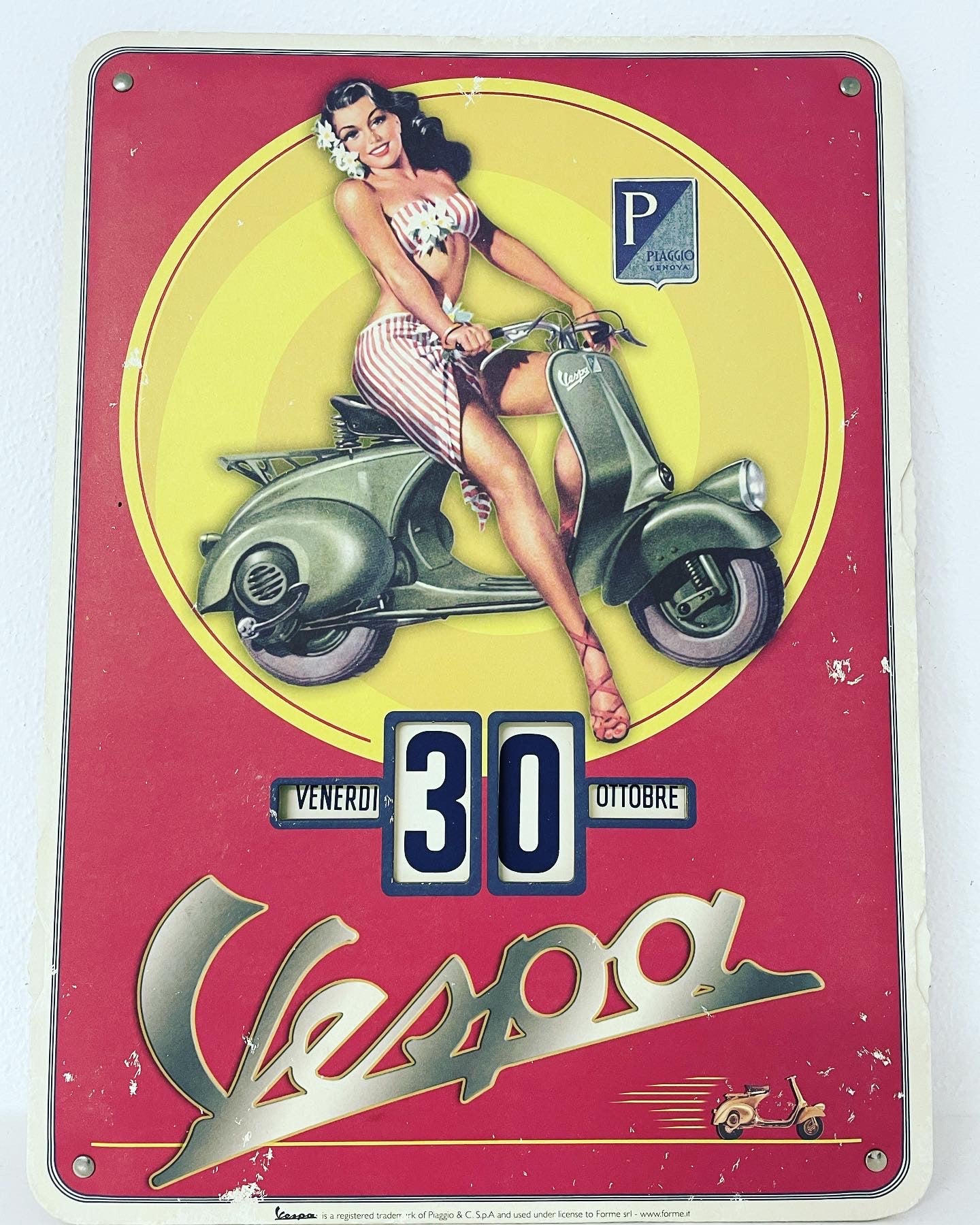 Vespa Calendar – ModernariaMente
