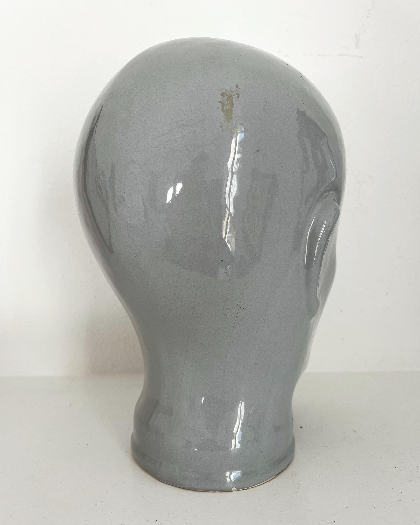 Mid century ceramic head