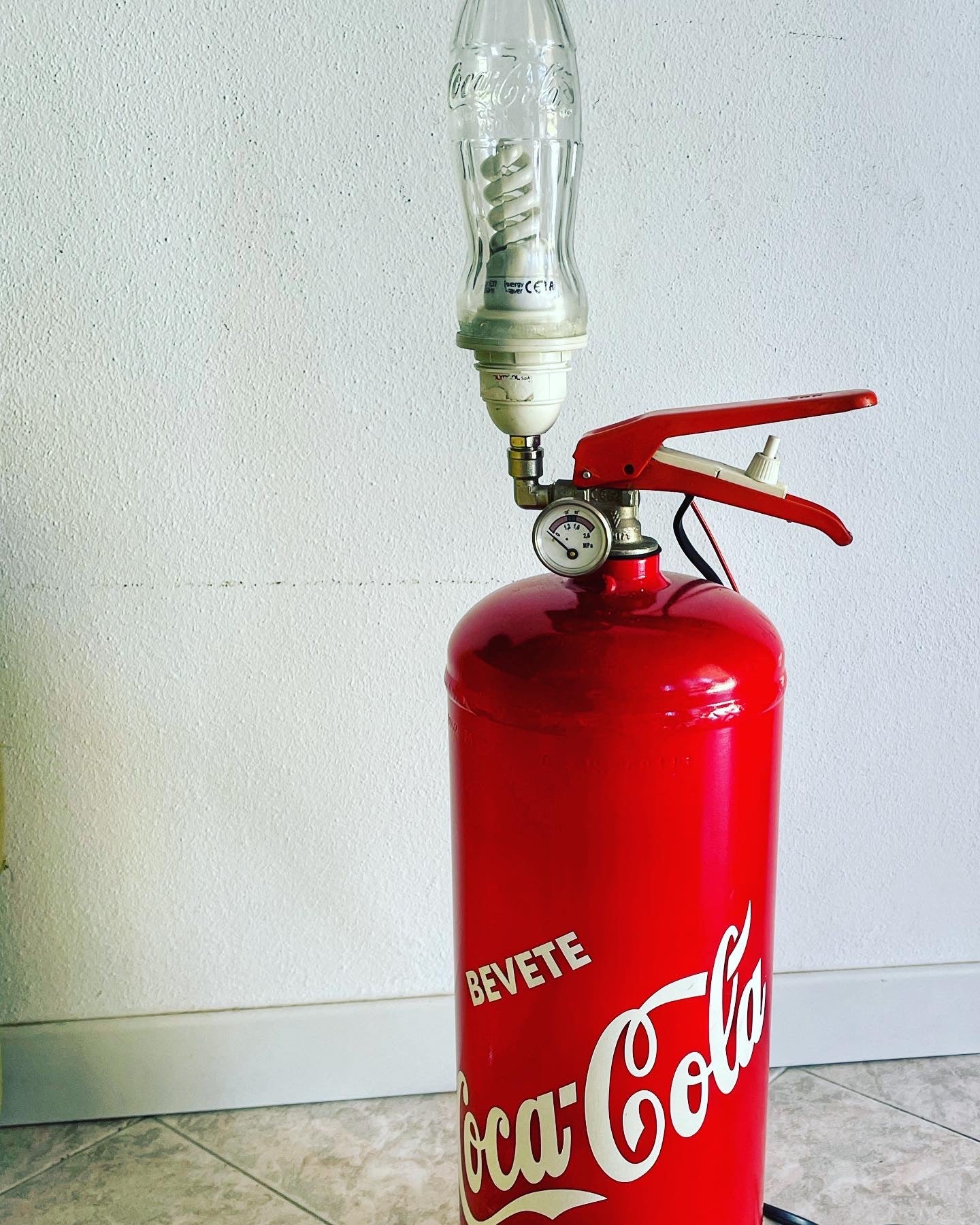 Lampada estintore Coca Cola