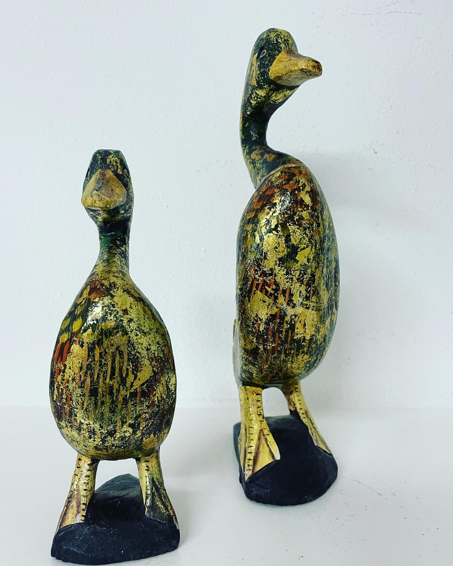 Golden ducks