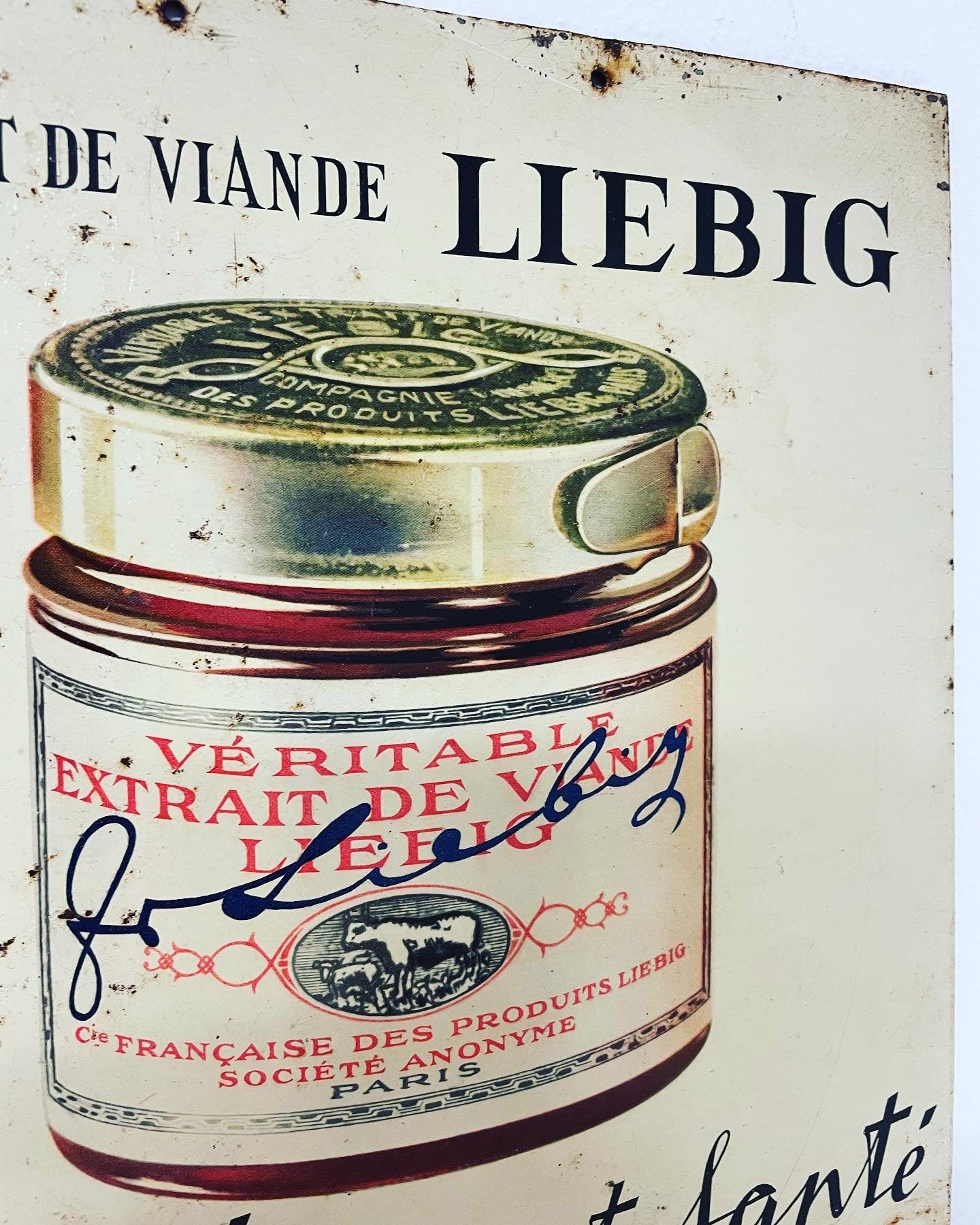 Liebig sign from the 1950s