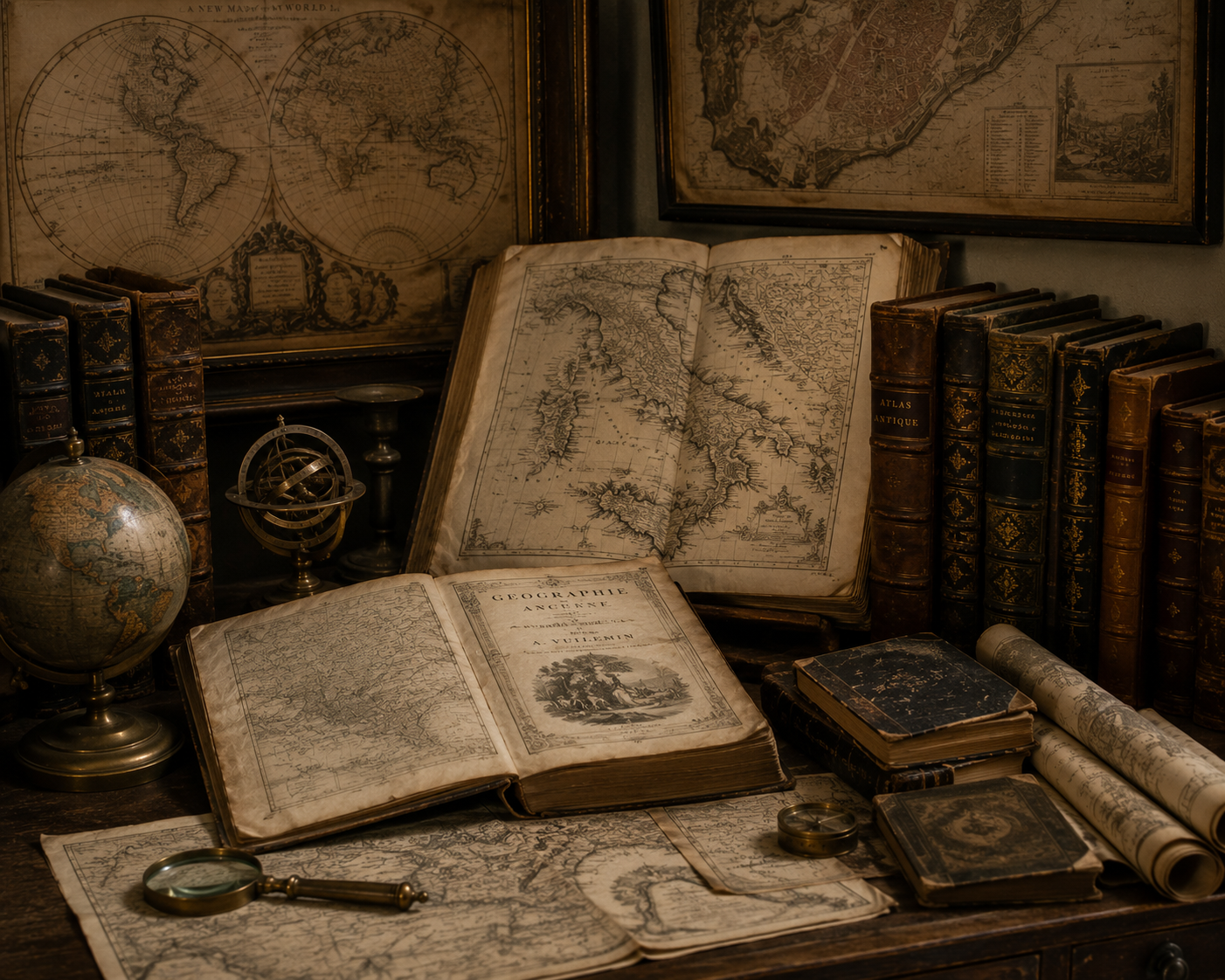 Libri, riviste, stampe e mappe