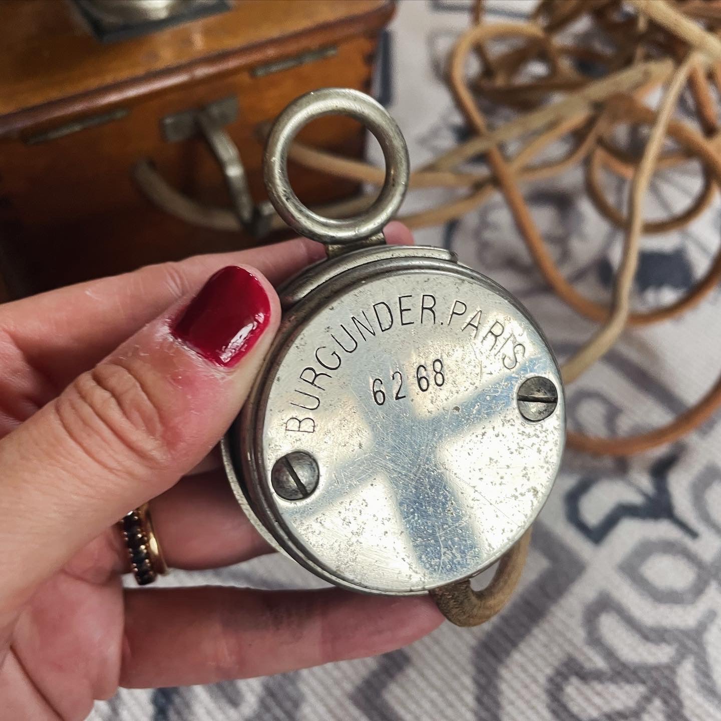 Antique 1920s Hand Crank Telephone