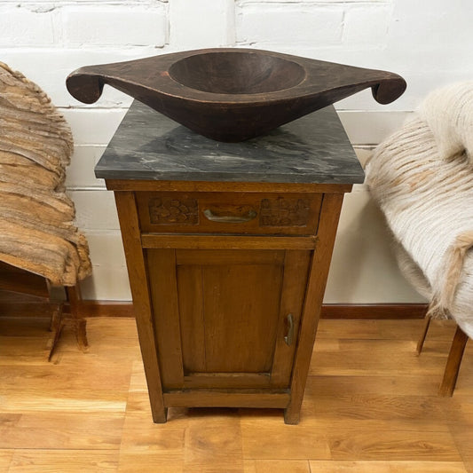 Antico parat ciotola per impastare cibo