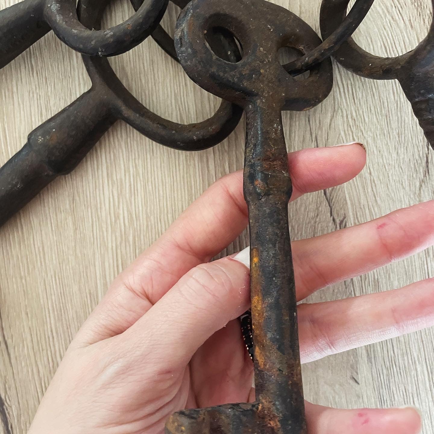 Bunch of large decorative keys