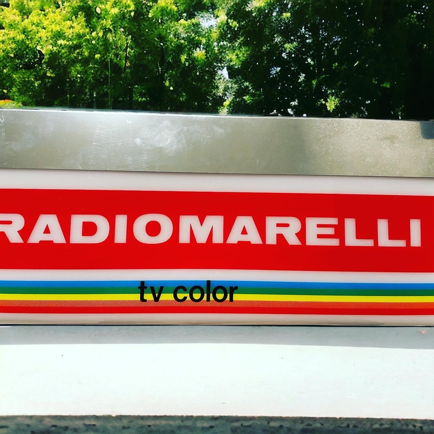 Insegna luminosa radio Marelli