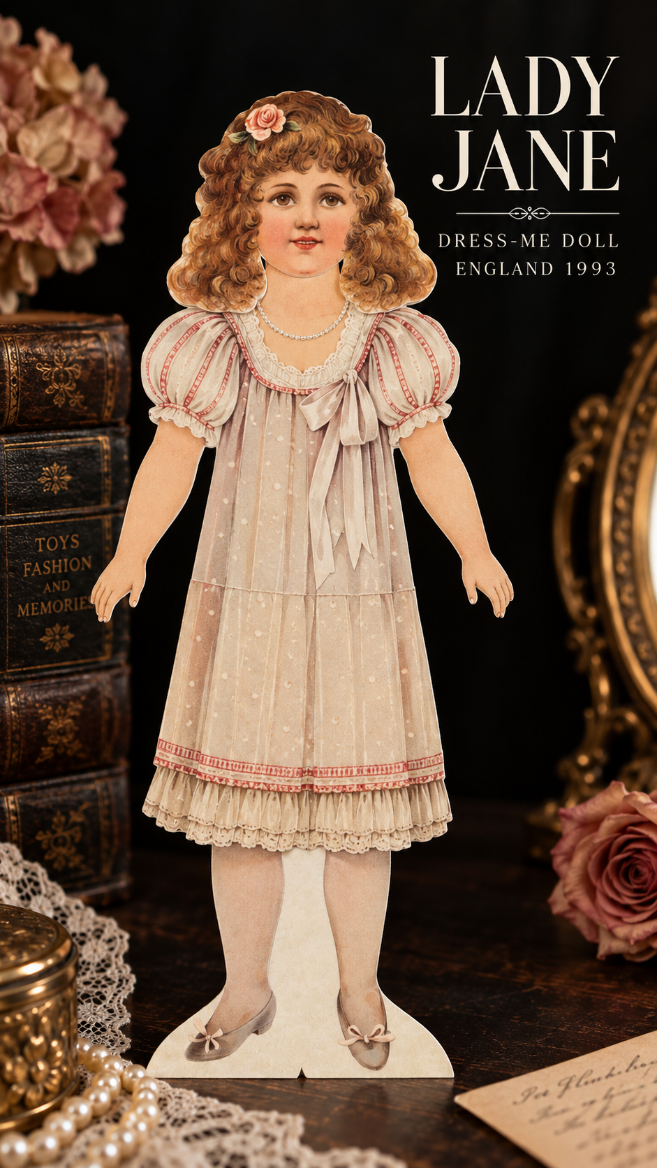 Lady Jane Dress Me Doll 1993 inglese con cofanetto
