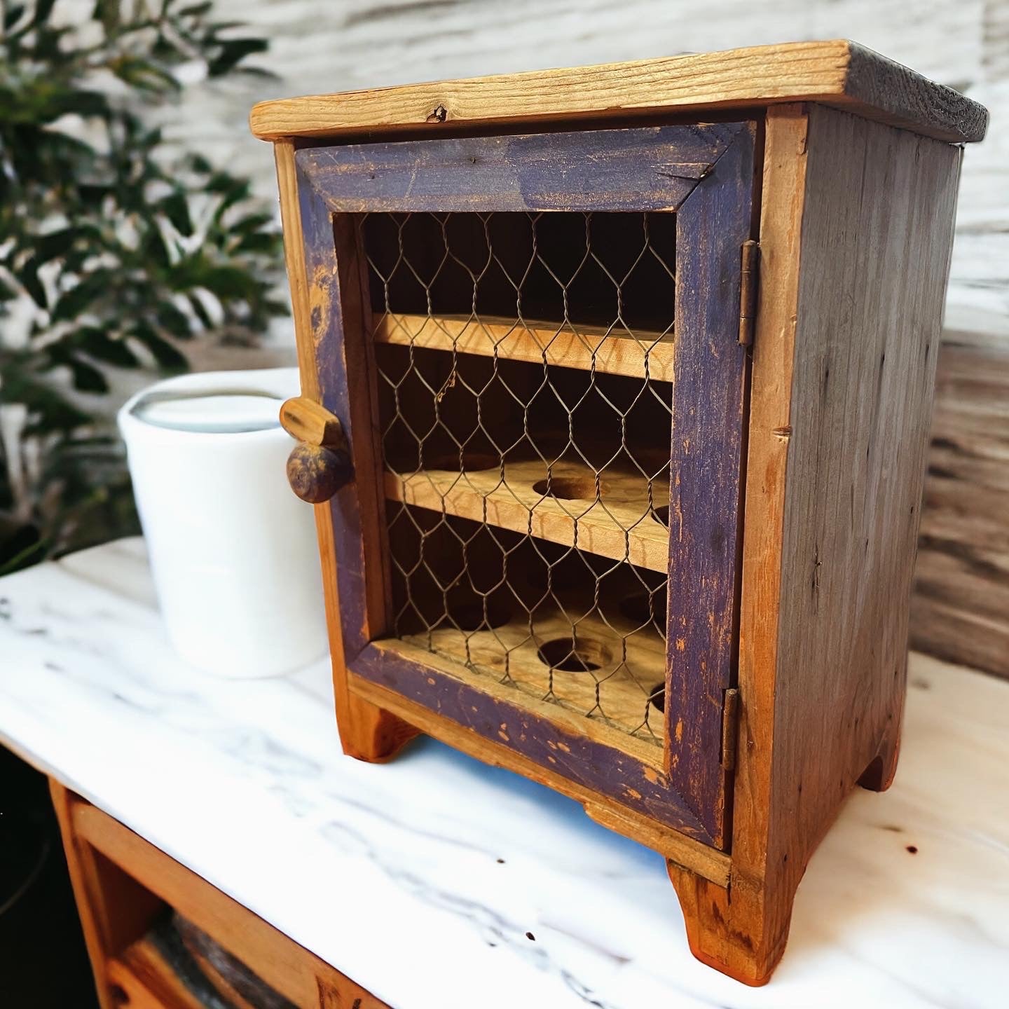 Provencal egg cupboard