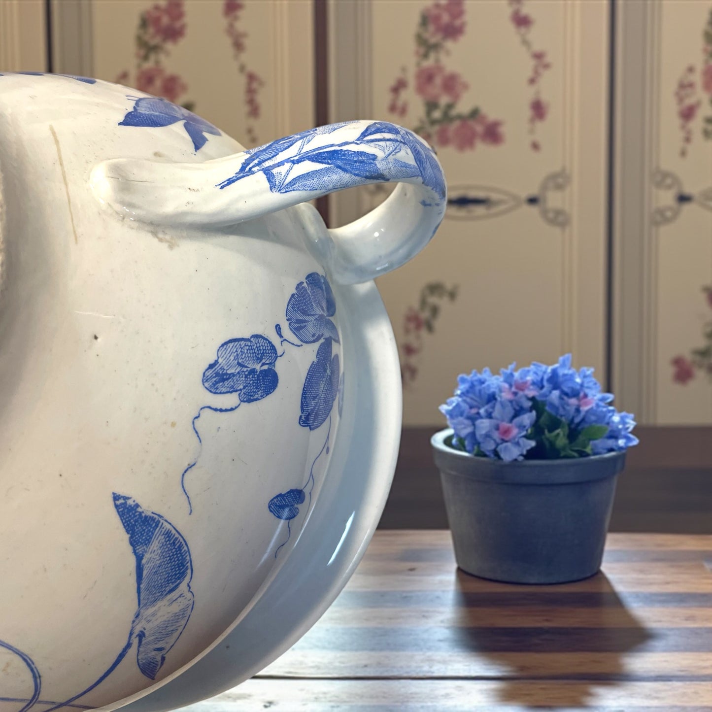 Antico pot de chambre Luneville, fine ‘800