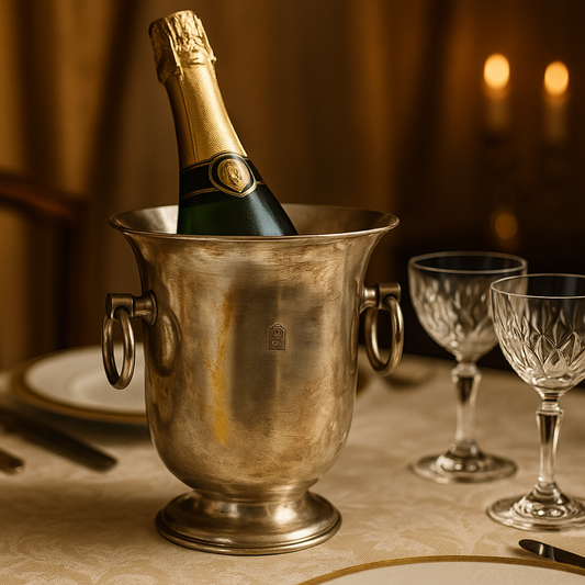 Secchiello da champagne della prestigiosa Société d’Orfèvrerie de Fontenay