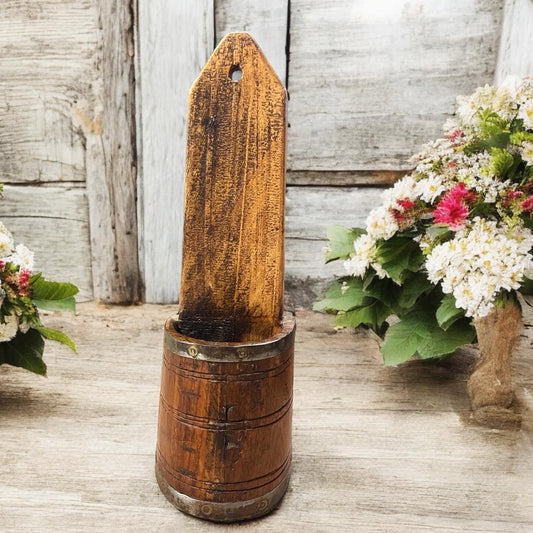 Antique Dutch wooden pepper shaker