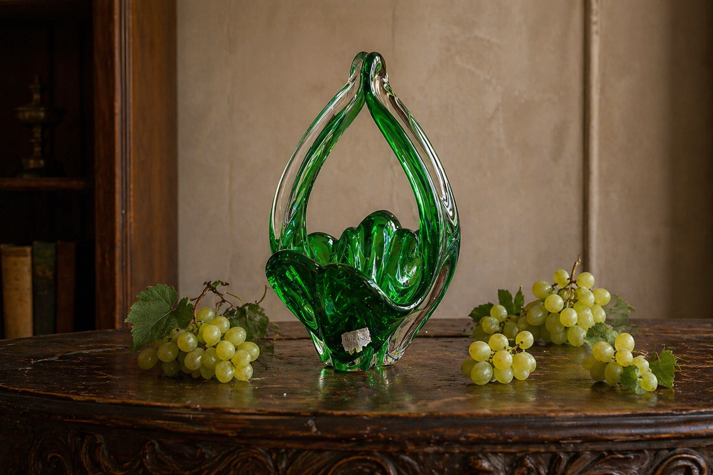 Vaso di profondità Murano Glass Italy, anni ‘50-‘60
