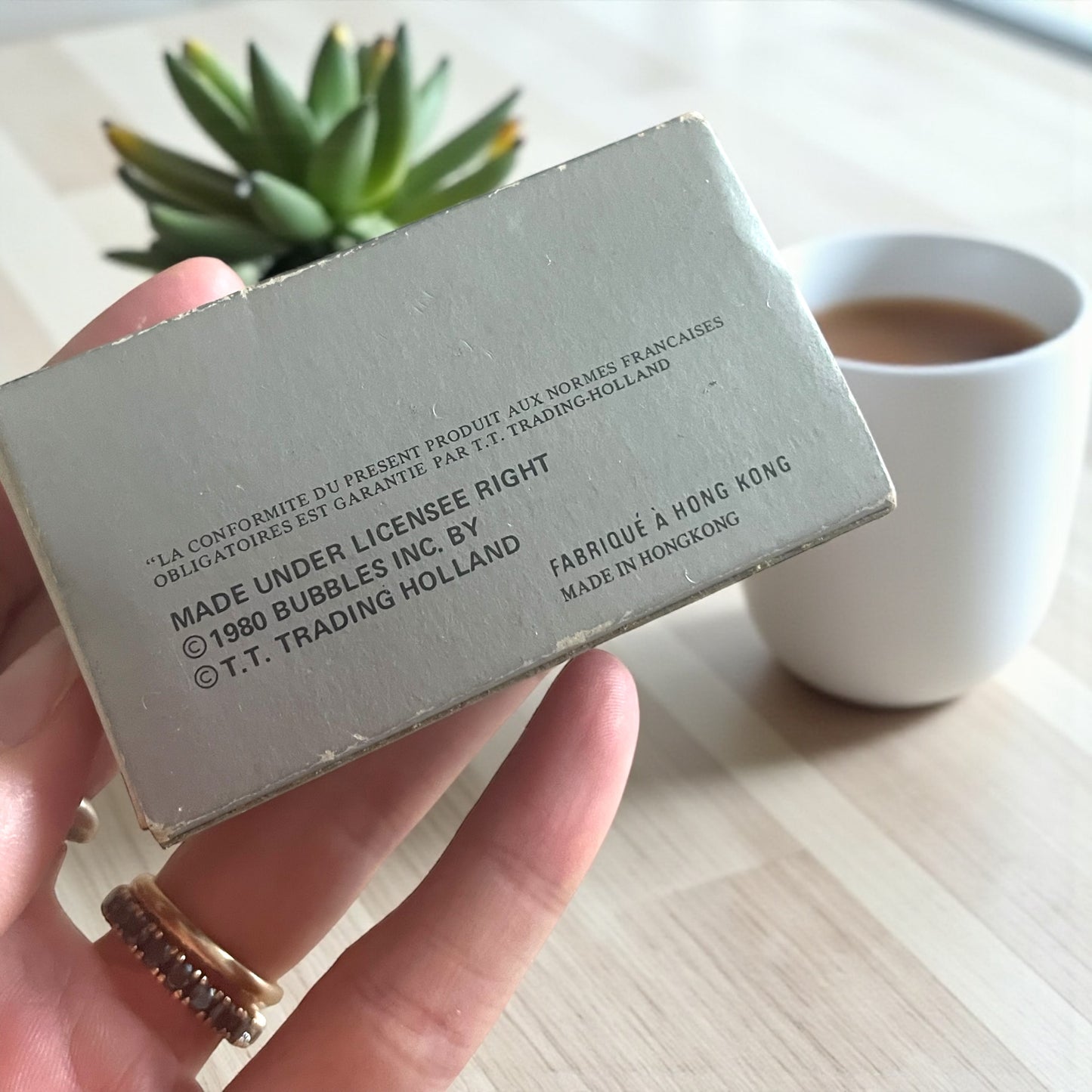 Miniatura ufficiale da collezione 1980 Charlie Chaplin