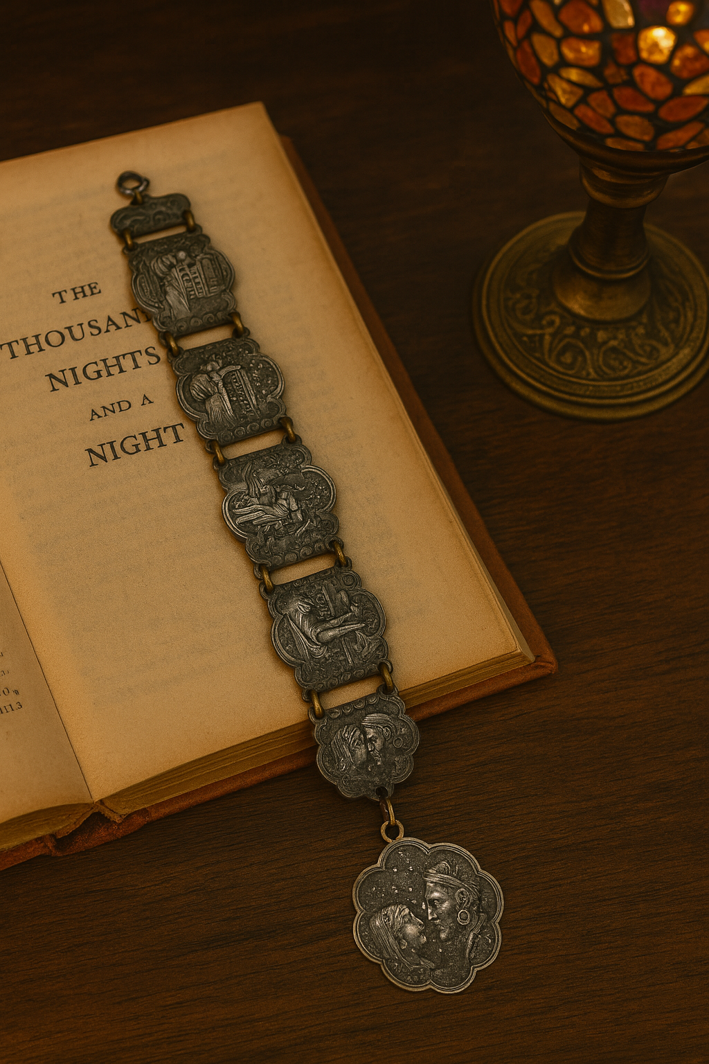 Bracciale - racconto con scene de Le Mille e Una Notte, ca anni ‘40