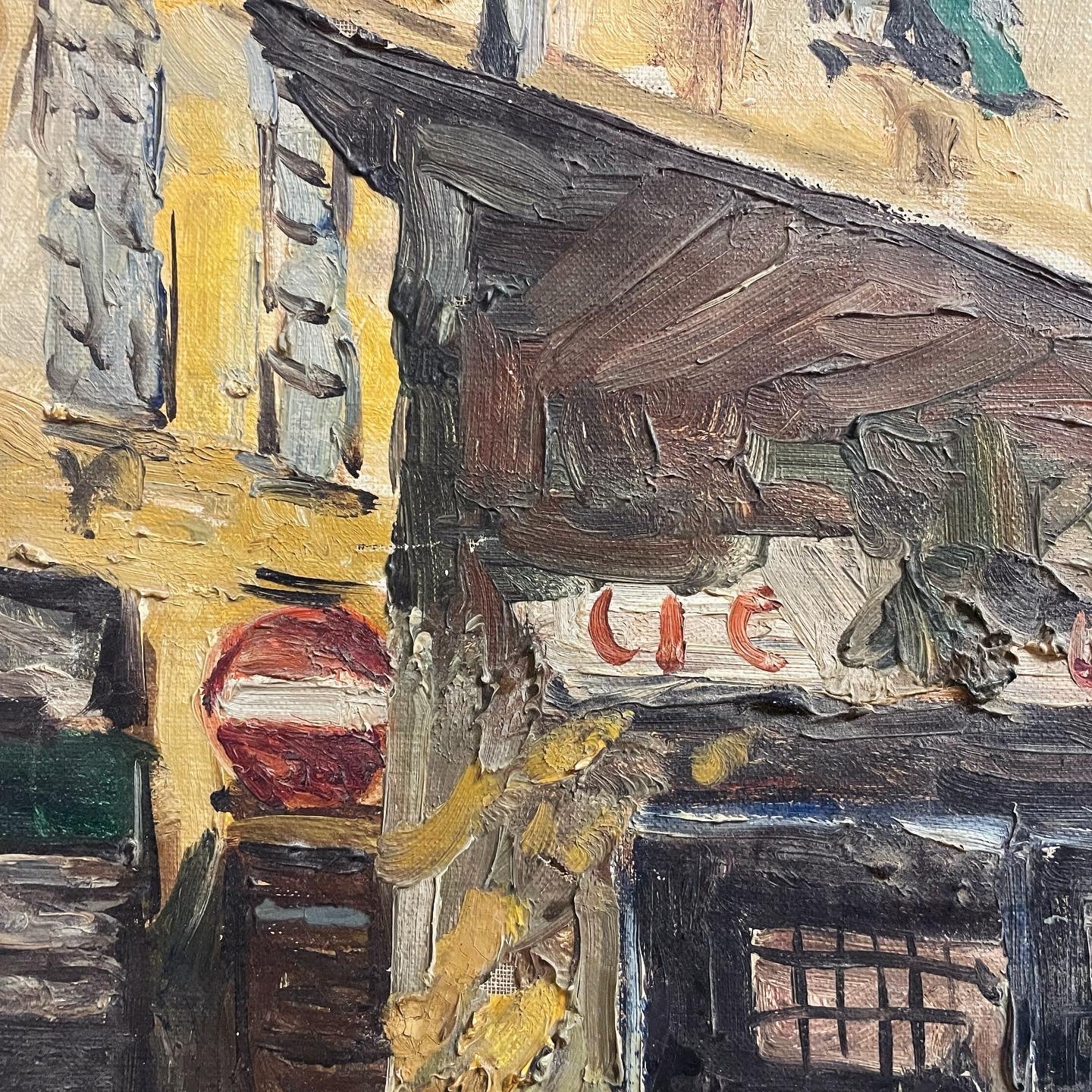 “Via vai Petrosa” oil on canvas Bartoli 1959