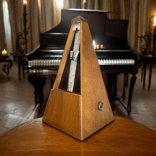 Metronomo Maelzel Paquet anni ‘60 in legno funzionante