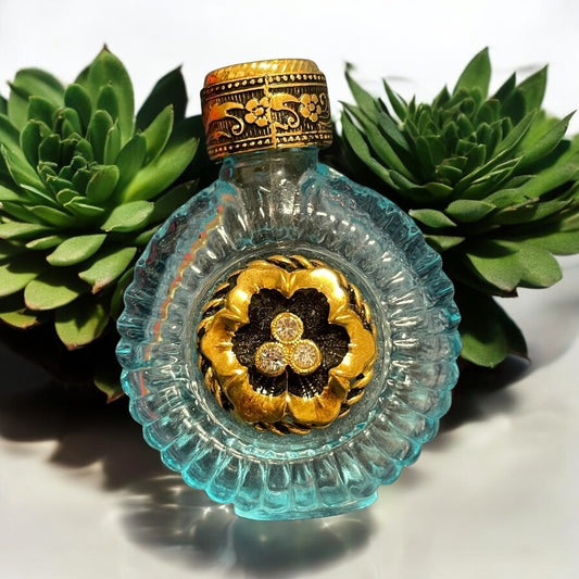 Boccetta porta profumo da borsetta, anni 50 60