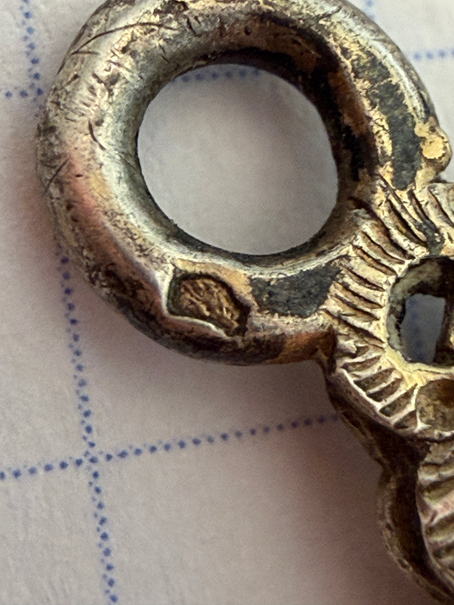 Sigillo antico in argento da incidere per ceralacca, fine ‘800 - primo ‘900