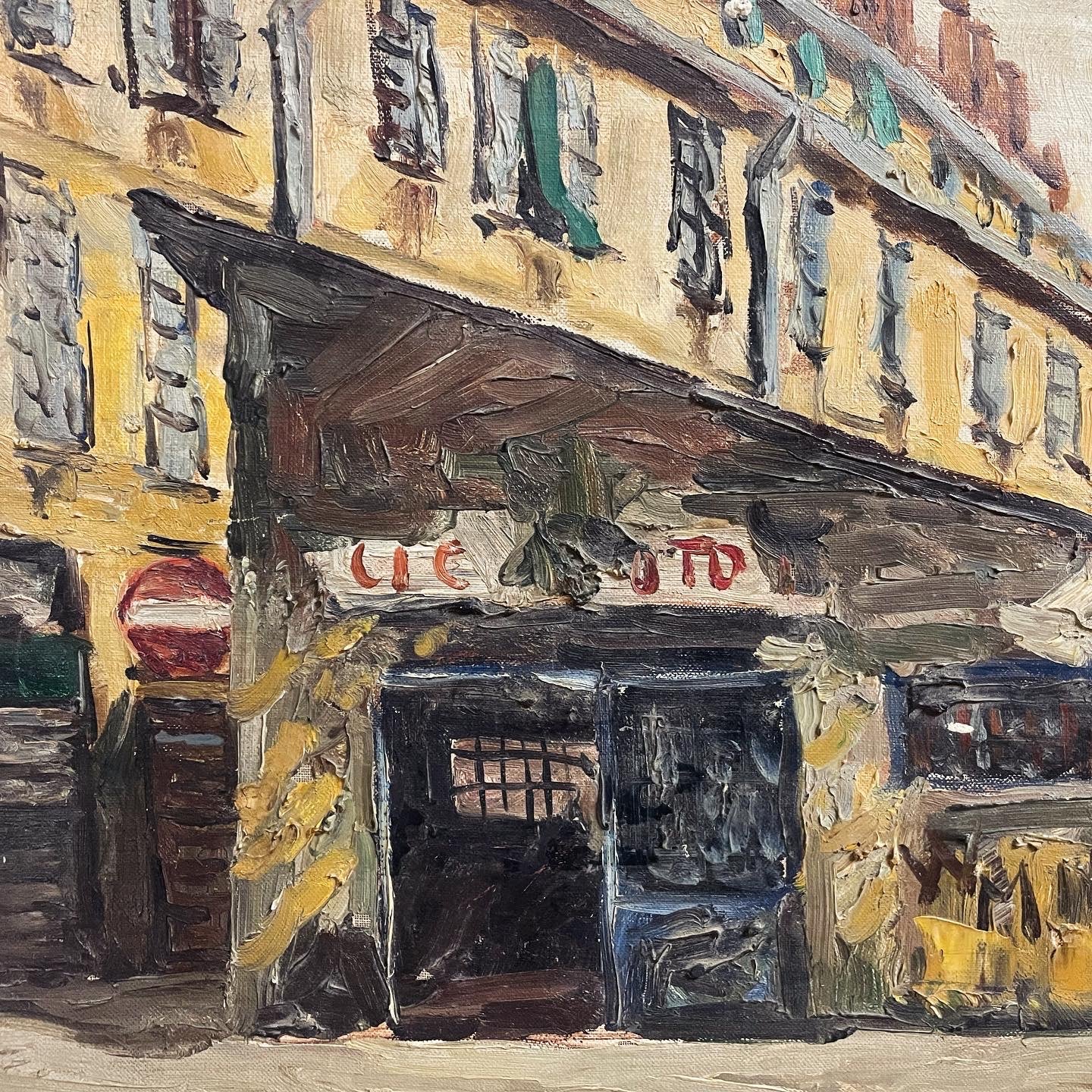 “Via vai Petrosa” oil on canvas Bartoli 1959