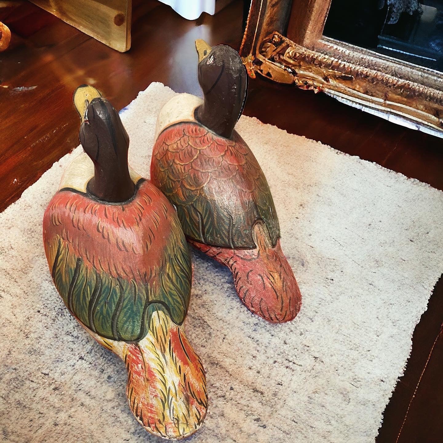 Ducks ancient hunting decoys