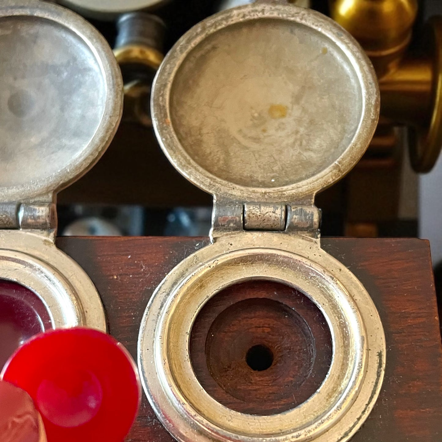 Oliera da banco orologiaio, ca anni 30