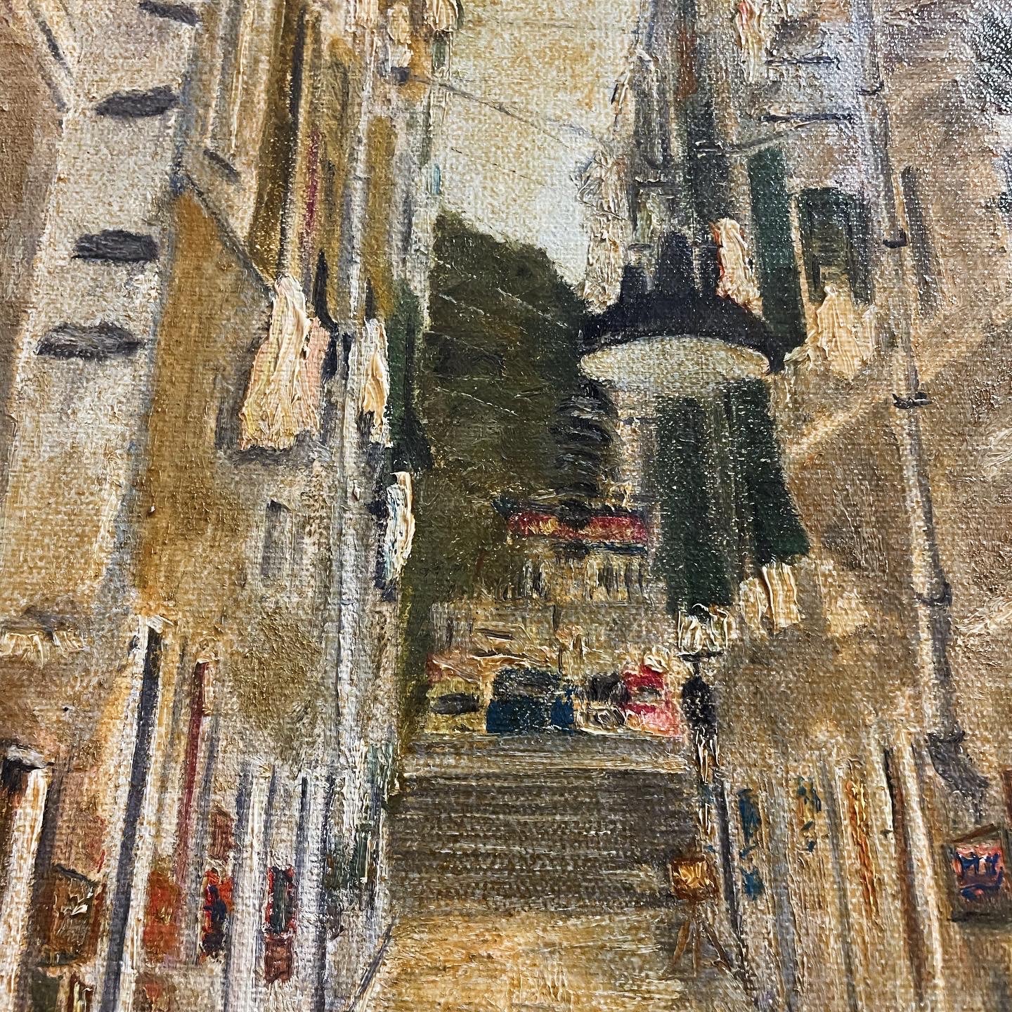 Franzitto oil on canvas 1975 old city