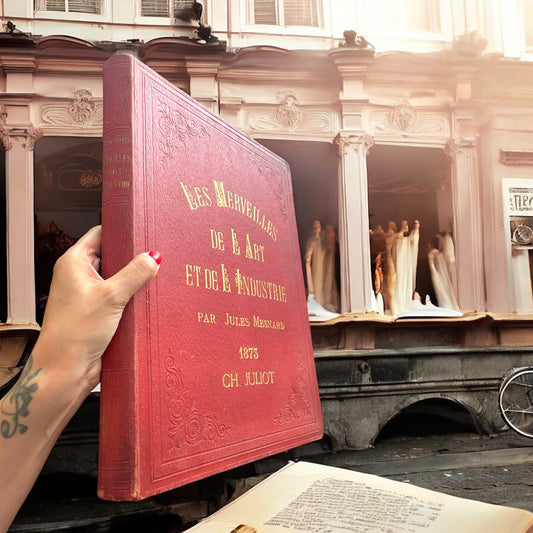 Grande libro raro 1873 “Les Merveilles de l’Art et de l’Industrie”