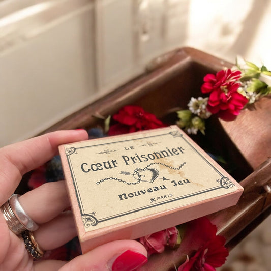 Gioco francese rompicapo anni ‘20 “Il cuore prigioniero” in confezione originale