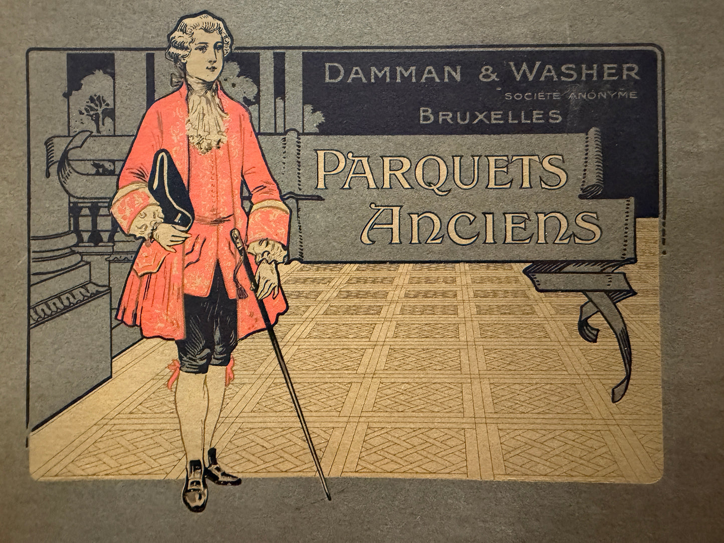 Catalogo Parquets Anciens della Damman & Washer, fine ‘800 agg. prima metà ‘900, 12 tavole