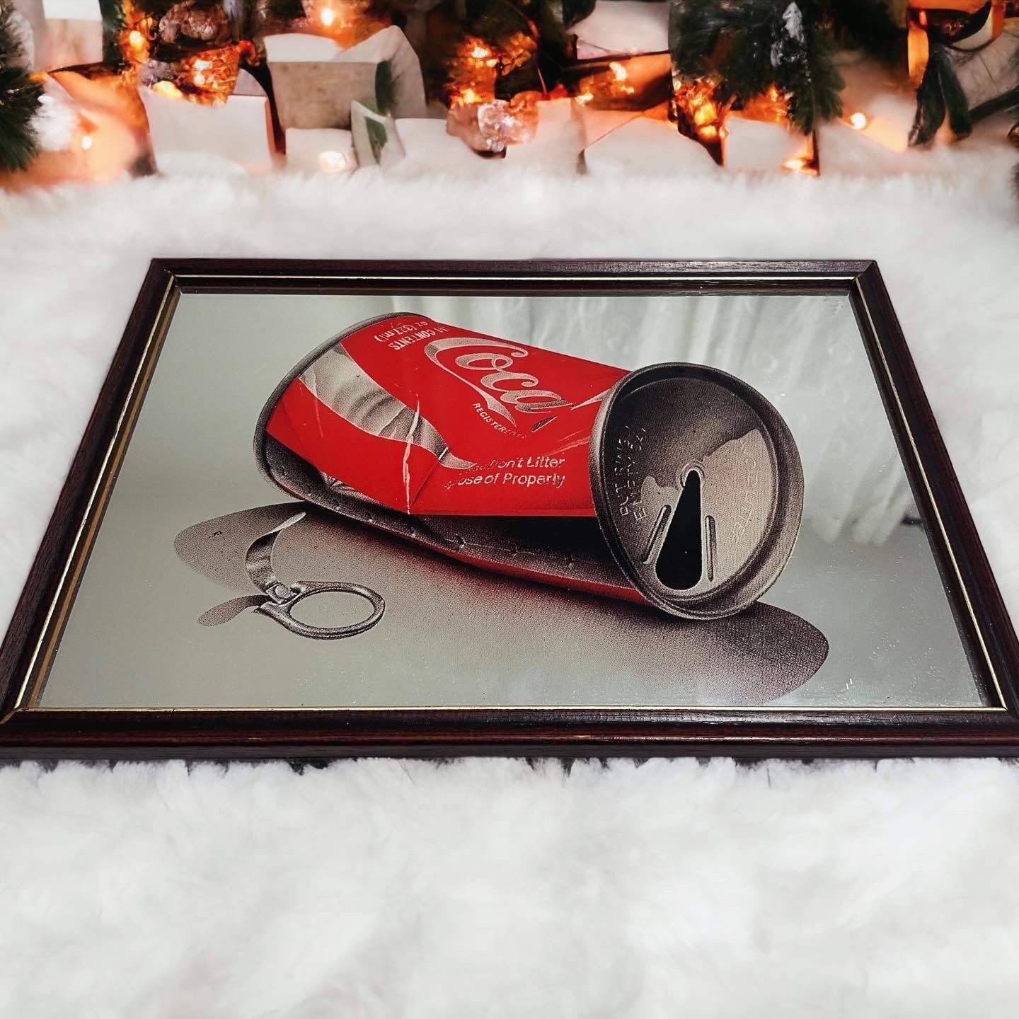 Coca Cola Mirror by Liddell 80s