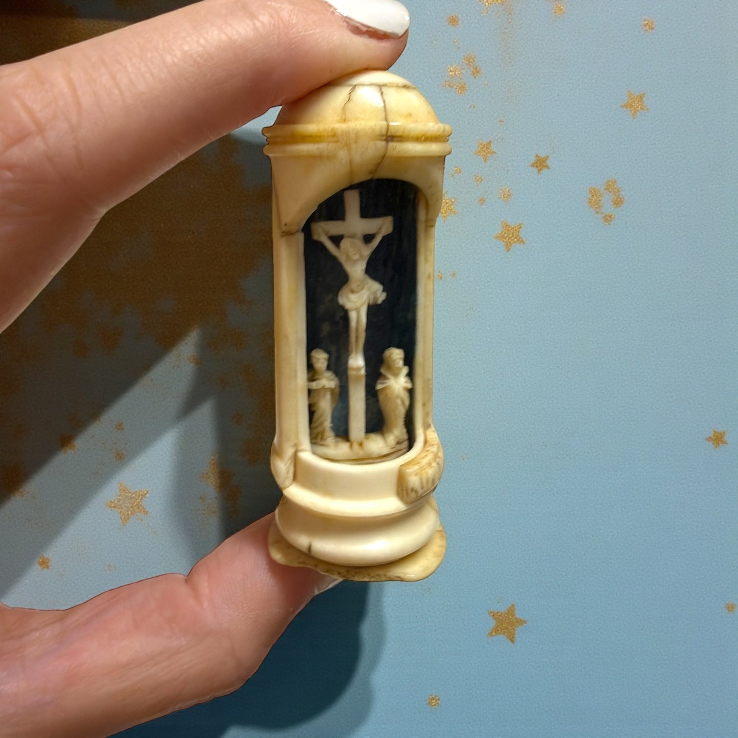 Altarino da viaggio fine ‘700 in osso