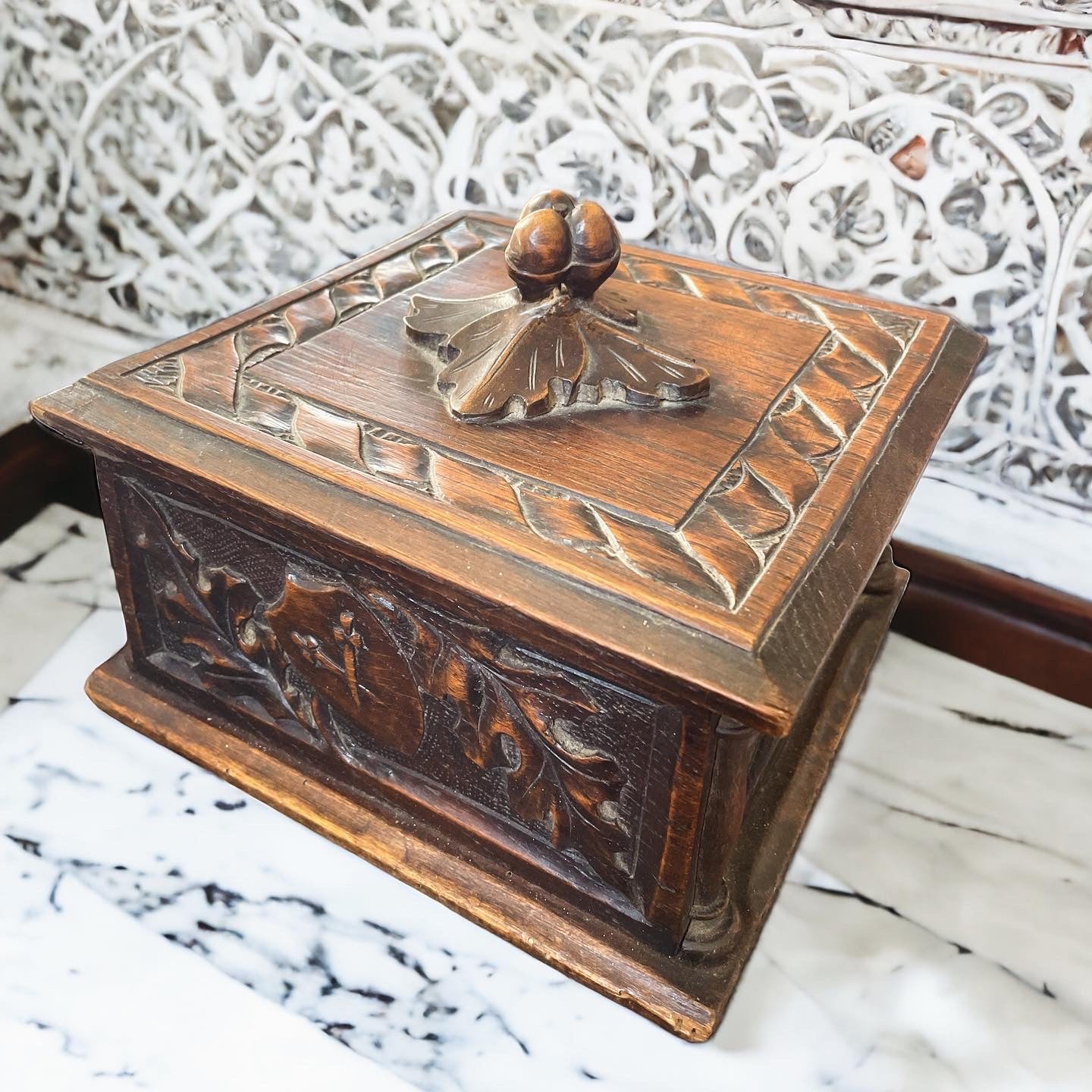 Antique worked casket