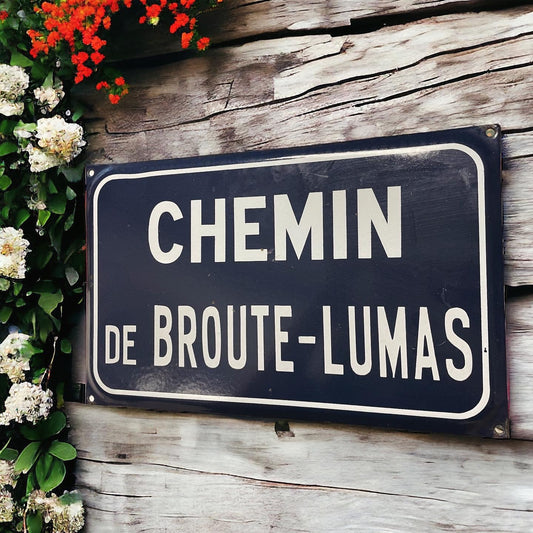 Plaque de rue Chemin