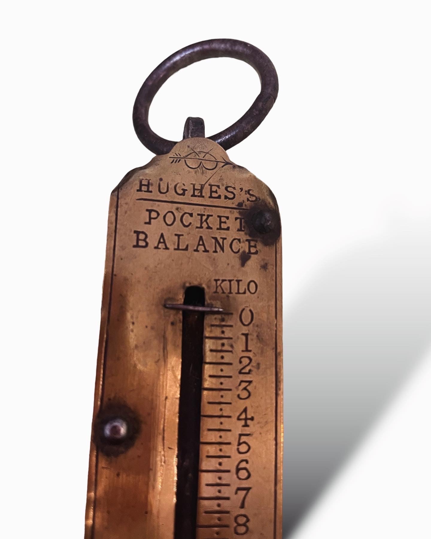 Antique portable hook scale