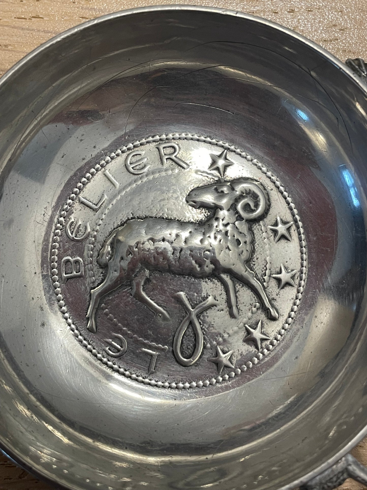 Set 4 taste - vin in peltro a tema segni zodiacali