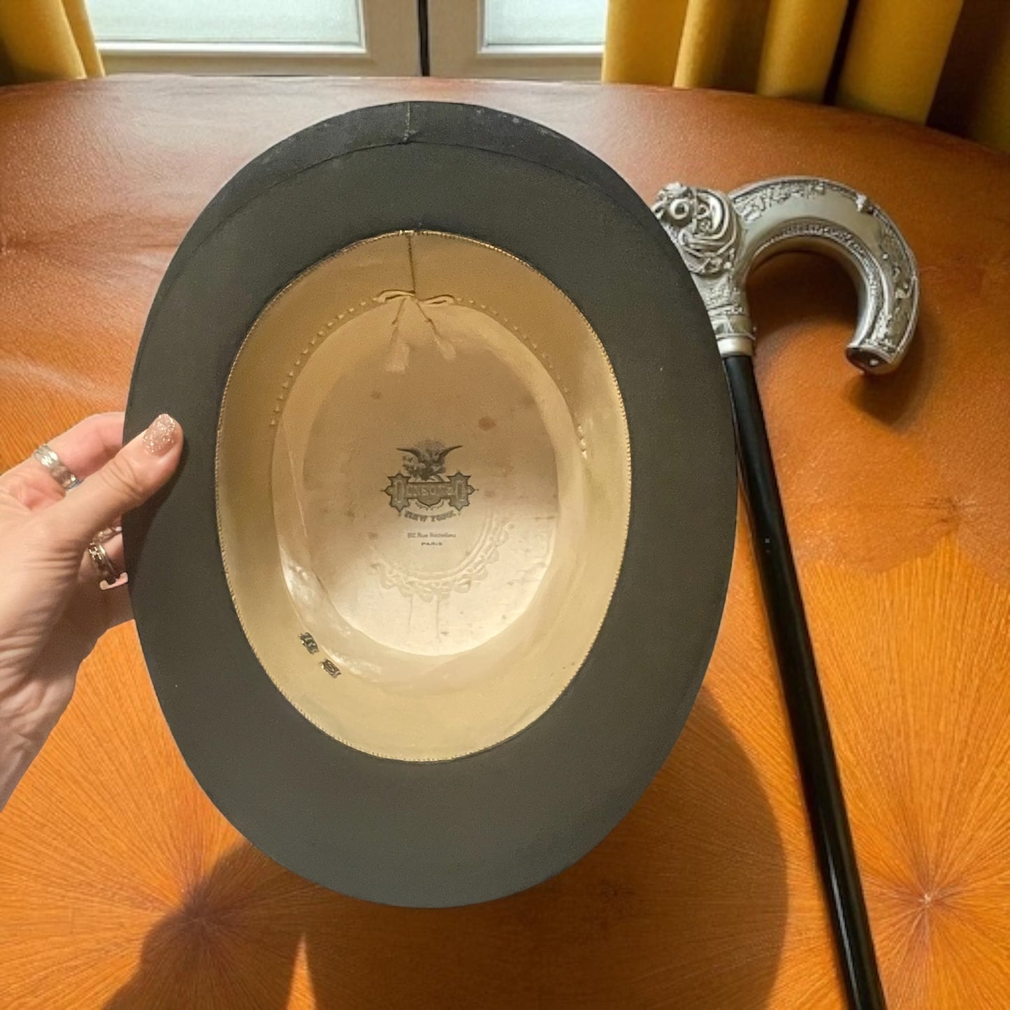 Stupendo e raro cappello cilindro Dunson & Co fine ‘800