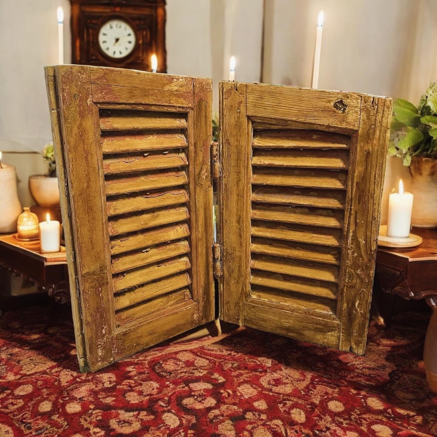 Antique Dutch double shutter