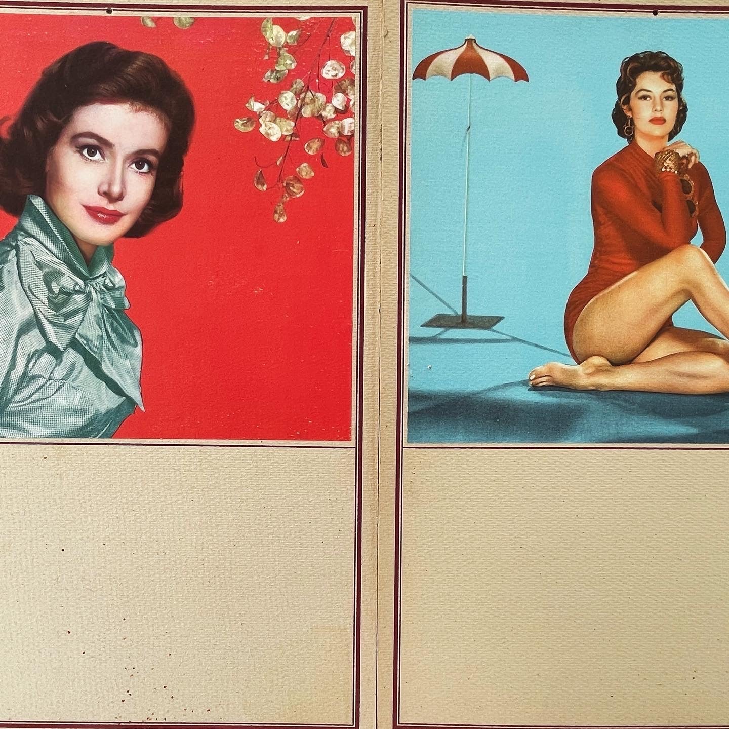 Set of 50's Dive cardboard scoreboards