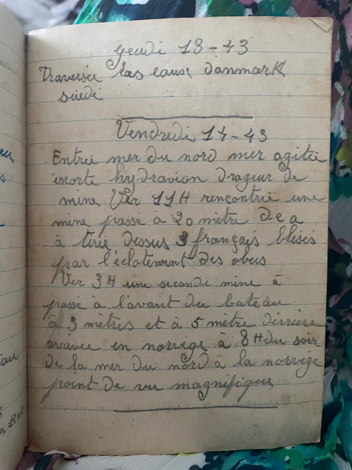 Diary of Private Robert 1943