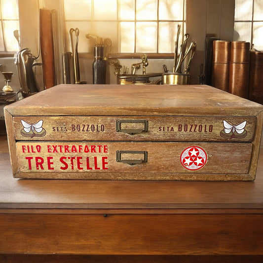 Cassettiera fratelli Radice merceria, da banco, anni ‘40 Milano pezzo storico