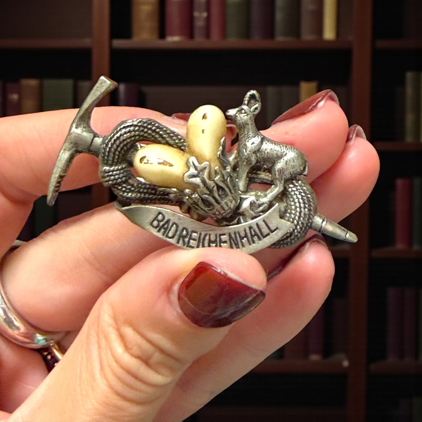 Spilla da cappello alpino bavarese, anni ‘50 - ‘60