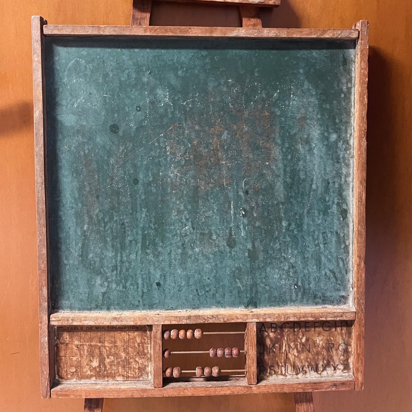 Blackboard with abacus from the 30s