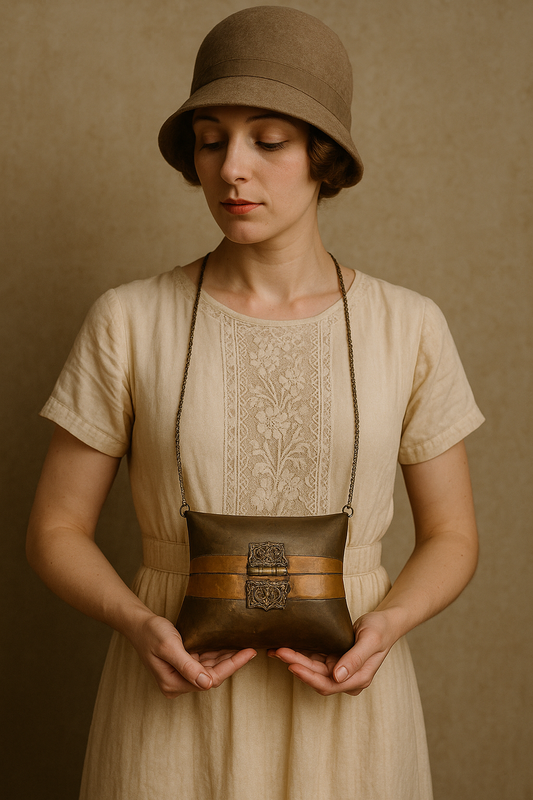 Borsetta antica minaudière da sera Liberty, anni ‘20-‘30