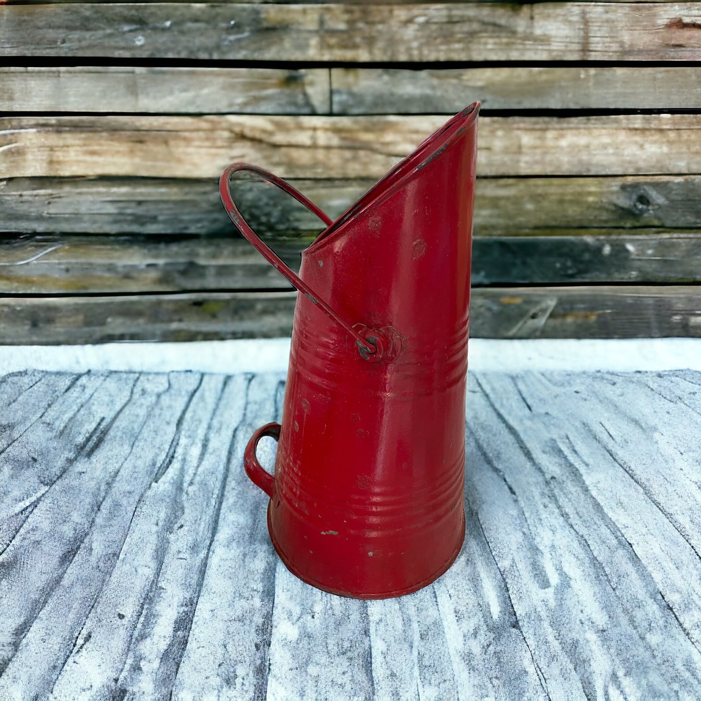 1940s red coal holder